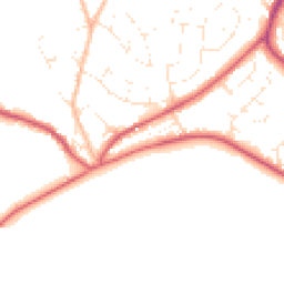 Daytime road noise heatmap for GL11 6PP