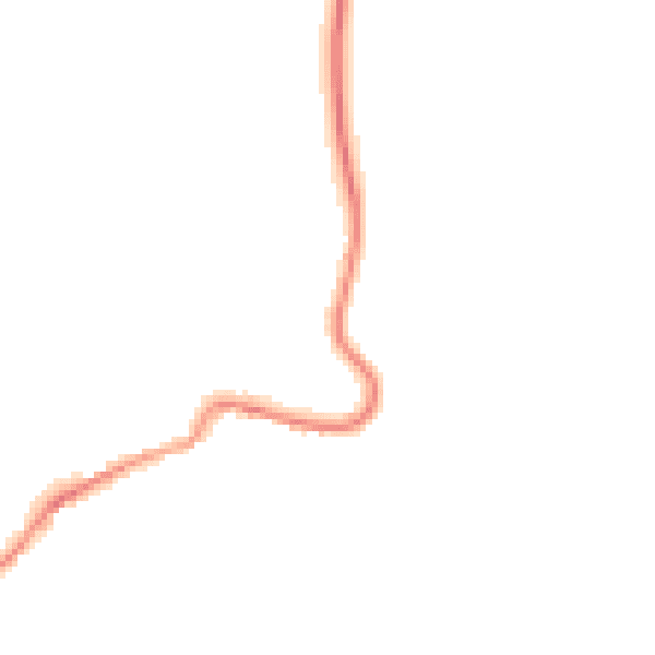 Night-time road noise heatmap for GL15 4AB