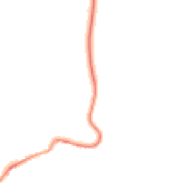 Night-time road noise heatmap for GL15 4AD