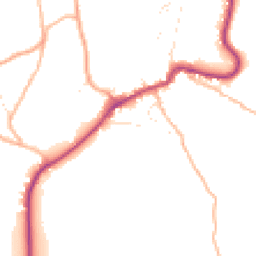 Daytime road noise heatmap for GL15 4BE