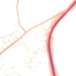 Daytime road noise heatmap for GL15 4BX