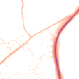 Daytime road noise heatmap for GL15 4BY