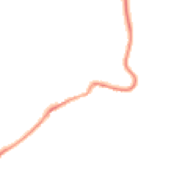Night-time road noise heatmap for GL15 4DX