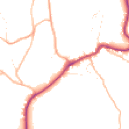 Daytime road noise heatmap for GL15 4DZ