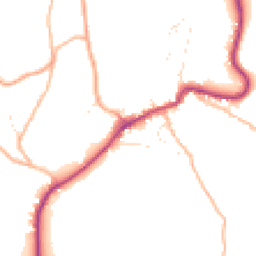 Daytime road noise heatmap for GL15 4EB