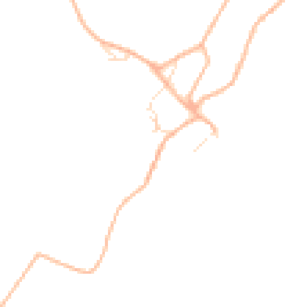 Daytime road noise heatmap for GL15 4NG