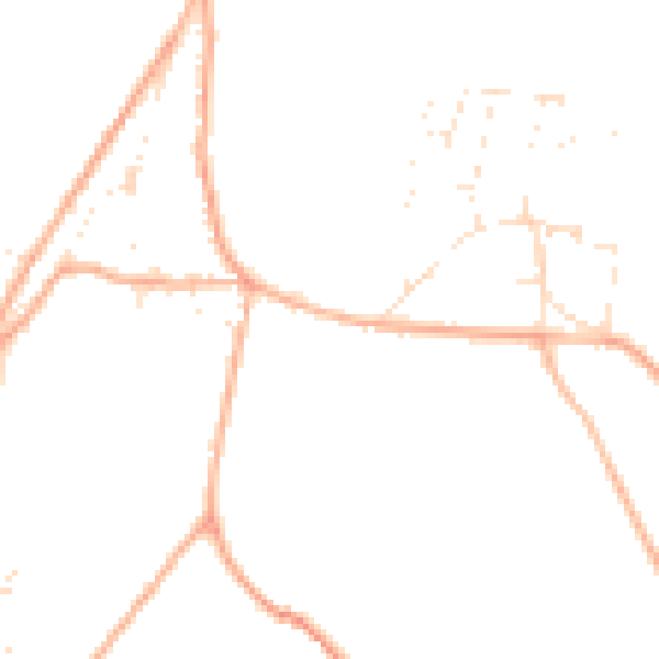Daytime road noise heatmap for GL15 4RS