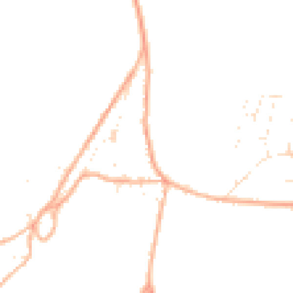 Daytime road noise heatmap for GL15 4TE