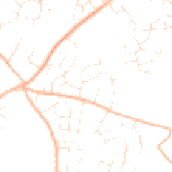 Daytime road noise heatmap for GL15 5FH