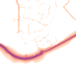 Daytime road noise heatmap for GL15 5GA