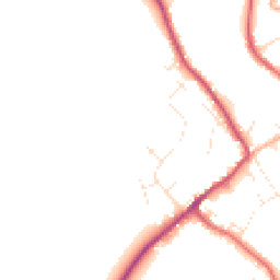 Daytime road noise heatmap for GL15 5JB