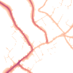 Daytime road noise heatmap for GL15 5JZ