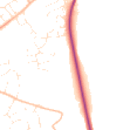 Daytime road noise heatmap for GL15 5RW