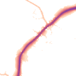 Daytime road noise heatmap for GL15 6AT