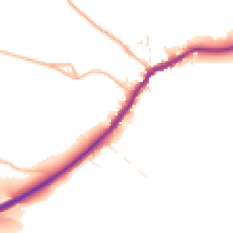 Daytime road noise heatmap for GL15 6DL