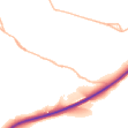 Daytime road noise heatmap for GL15 6DW