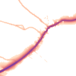 Daytime road noise heatmap for GL15 6EB