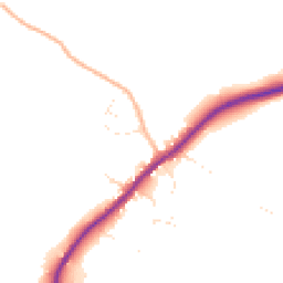 Daytime road noise heatmap for GL15 6FD