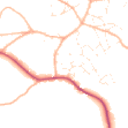 Daytime road noise heatmap for GL15 6FG