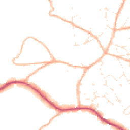 Daytime road noise heatmap for GL15 6HH