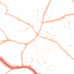 Daytime road noise heatmap for GL15 6JN