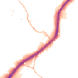 Daytime road noise heatmap for GL15 6QA