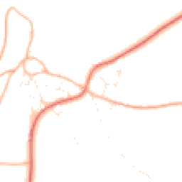 Daytime road noise heatmap for GL15 6TH