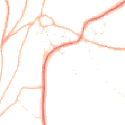 Daytime road noise heatmap for GL15 6TR