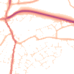 Daytime road noise heatmap for GL18 1AD