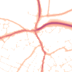 Daytime road noise heatmap for GL18 1AY