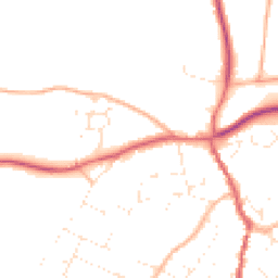 Daytime road noise heatmap for GL18 1BE