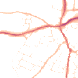 Daytime road noise heatmap for GL18 1BJ