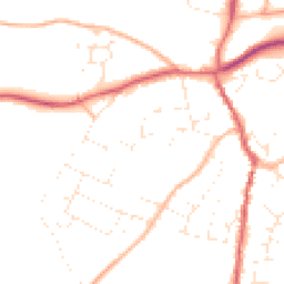 Daytime road noise heatmap for GL18 1BP