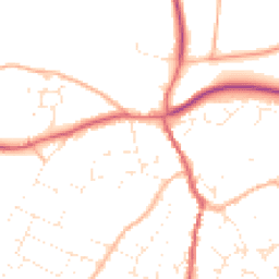 Daytime road noise heatmap for GL18 1BQ