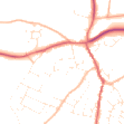 Daytime road noise heatmap for GL18 1BS
