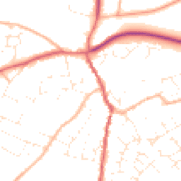 Daytime road noise heatmap for GL18 1BY