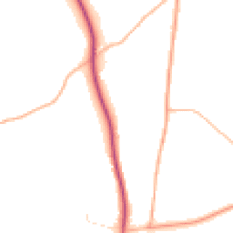 Daytime road noise heatmap for GL18 1DE