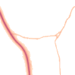 Daytime road noise heatmap for GL18 1DN