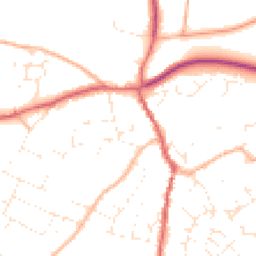 Daytime road noise heatmap for GL18 1DU