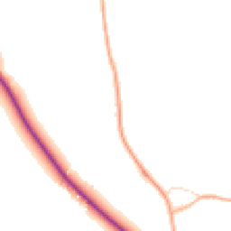 Daytime road noise heatmap for GL18 1HS