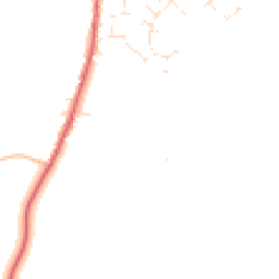 Daytime road noise heatmap for GL18 1LE