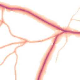 Daytime road noise heatmap for GL18 1NW