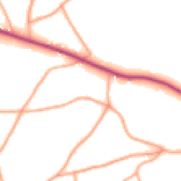 Daytime road noise heatmap for GL18 1PD