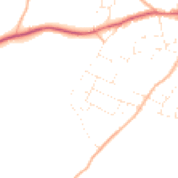Daytime road noise heatmap for GL18 1QW