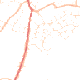 Daytime road noise heatmap for GL18 1UF