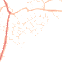 Daytime road noise heatmap for GL18 1UH