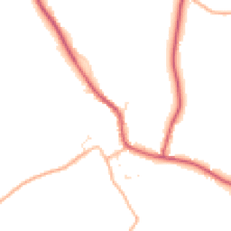 Daytime road noise heatmap for GL18 2AJ