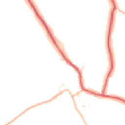 Daytime road noise heatmap for GL18 2AL