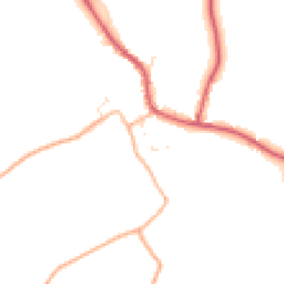 Daytime road noise heatmap for GL18 2AU