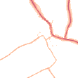 Daytime road noise heatmap for GL18 2BD